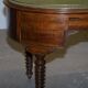 Bureau Kidney de Campagne Militaire Regency de Gillow's of Lancaster avec Galerie en Laiton