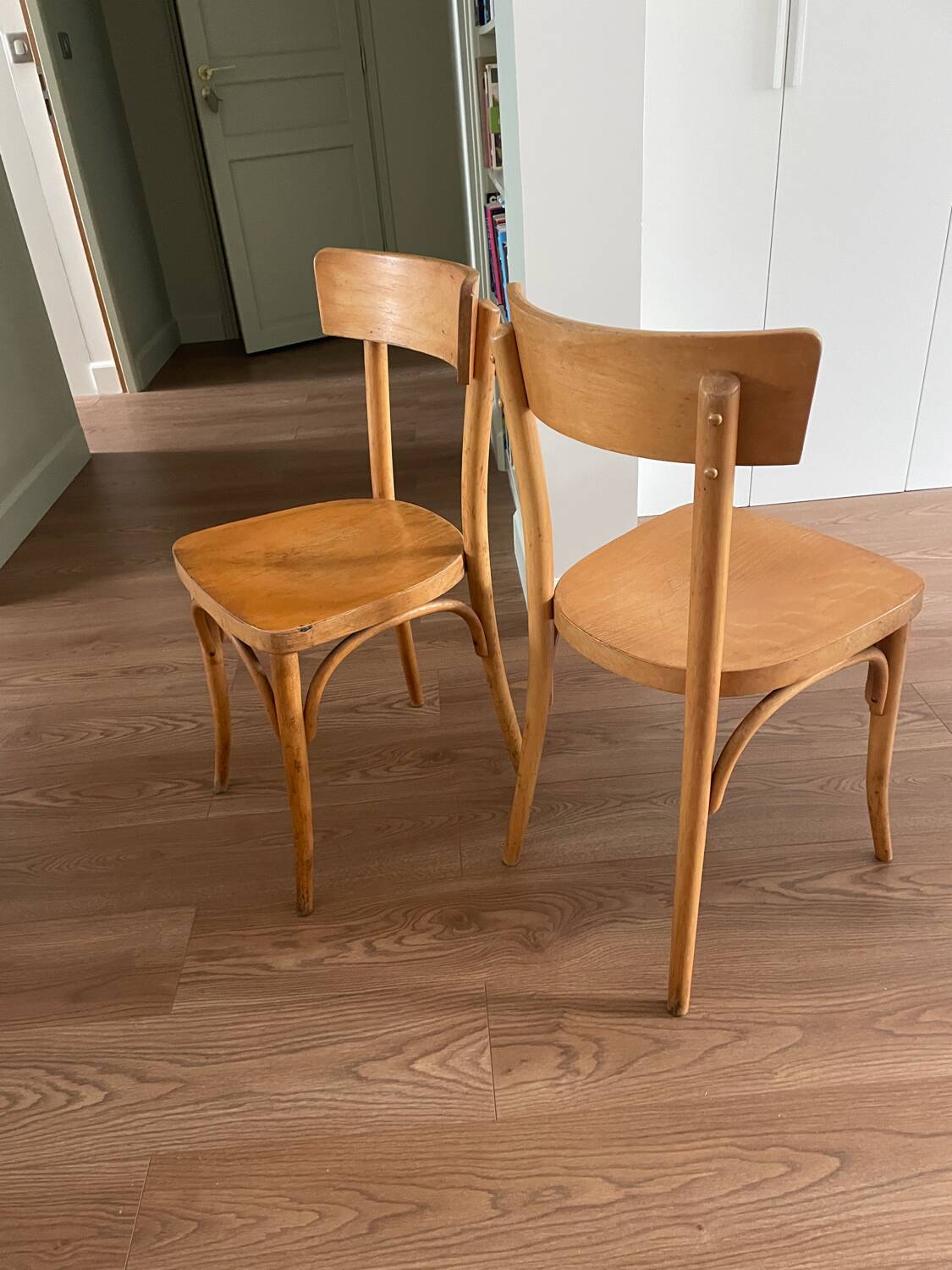 Lot de Chaises Thonet vintage, chaise vintage, chaise de salle à mange