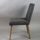 Ensemble de chaises vintage noir et blanc  1970