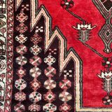 Handmade Persian vintage mazlaghan rug 130x190 cm