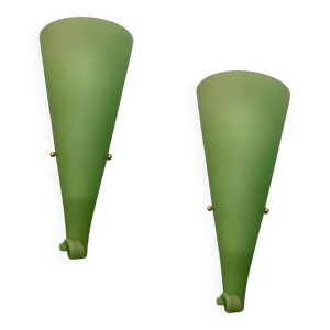 Lot de 2 appliques en - murano