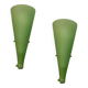 Green Murano Glass Sconces Set of 2 1970’s