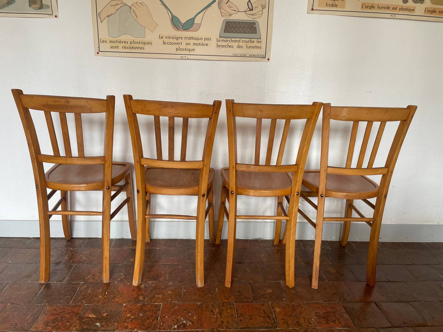 4 chaises de bistrot Luterma