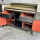 Workbench in metal and wood
