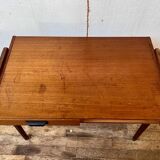 Vintage teak desk Scandinavian look 1960s