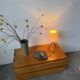1960s rattan desk or table lamp