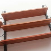 1960s wall unit in teak, Poul Cadovius