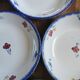 Digoin vintage calotte plates, Mary-Lou