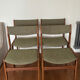 Lot of 4 1960s Scandinavian style chairs.