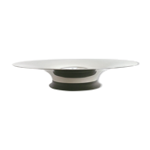 Erik Bagger Modernist Modernist Stainless Steel Table Center Bowl, Scandinavian Modernist Design Decor