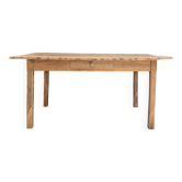 Old farmhouse table in oak (renovated)