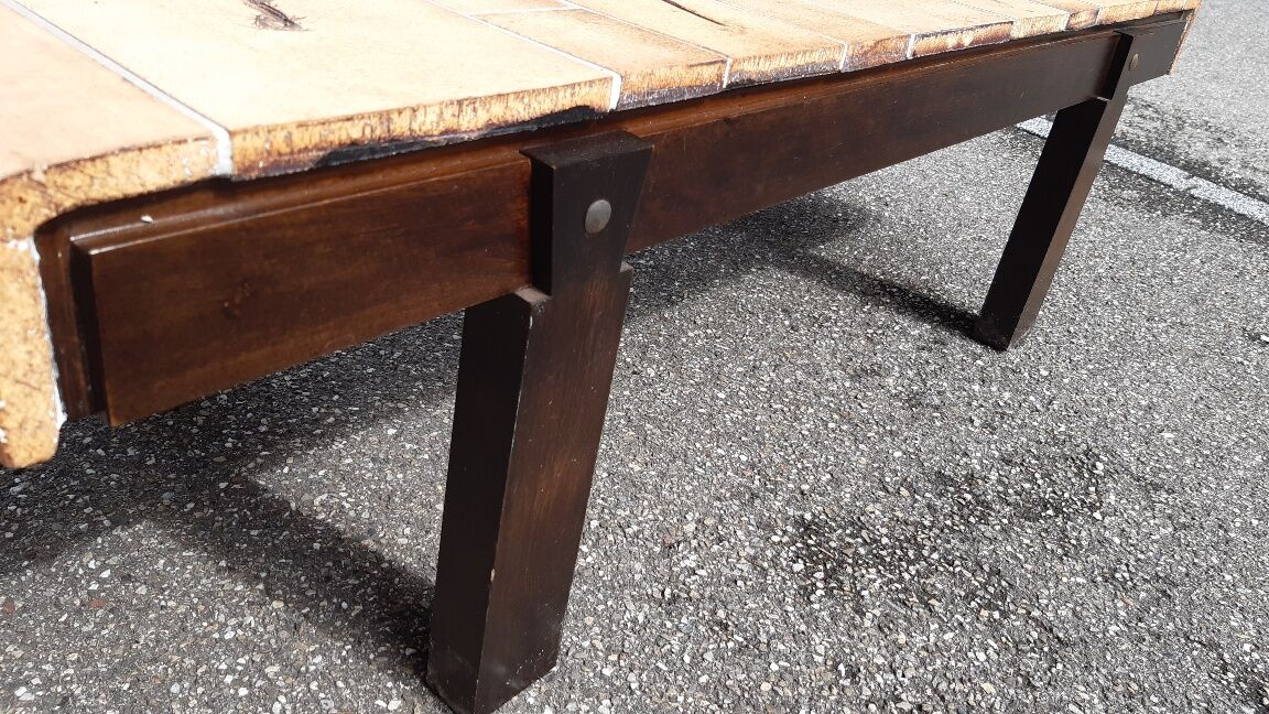 Ceramic coffee table by Roger Capron 1970