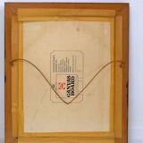Painting on panel signed and dated