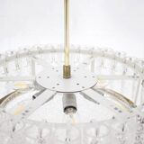 Blown glass ceiling chandelier