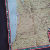 Map of Bordeaux 1950