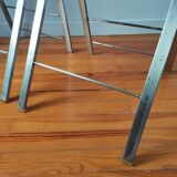 Pair of vintage plexiglass folding chairs 1970