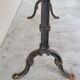 Restaurant bistro table in marble and cast iron signed godin
