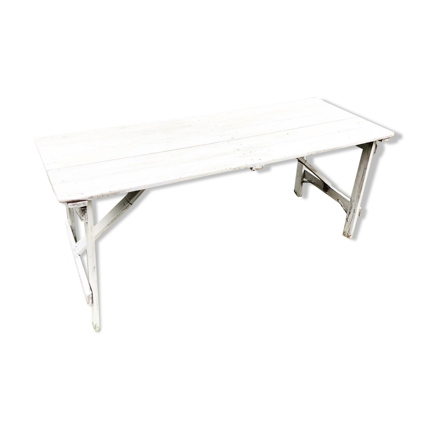 Folding guinguette table