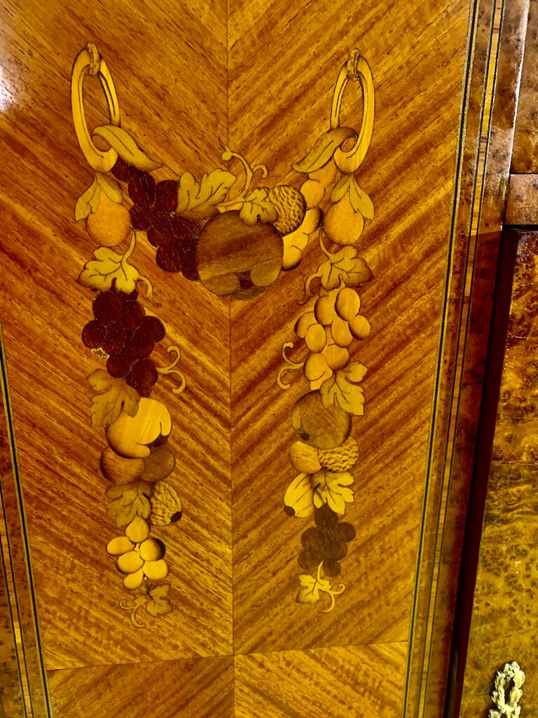 Buffet art deco period 1920 marquetry of rosewood and precious woods