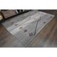 1970s Vintage Turkish Oushak Handmade Wool Cotton Gray Area Rug 200x316