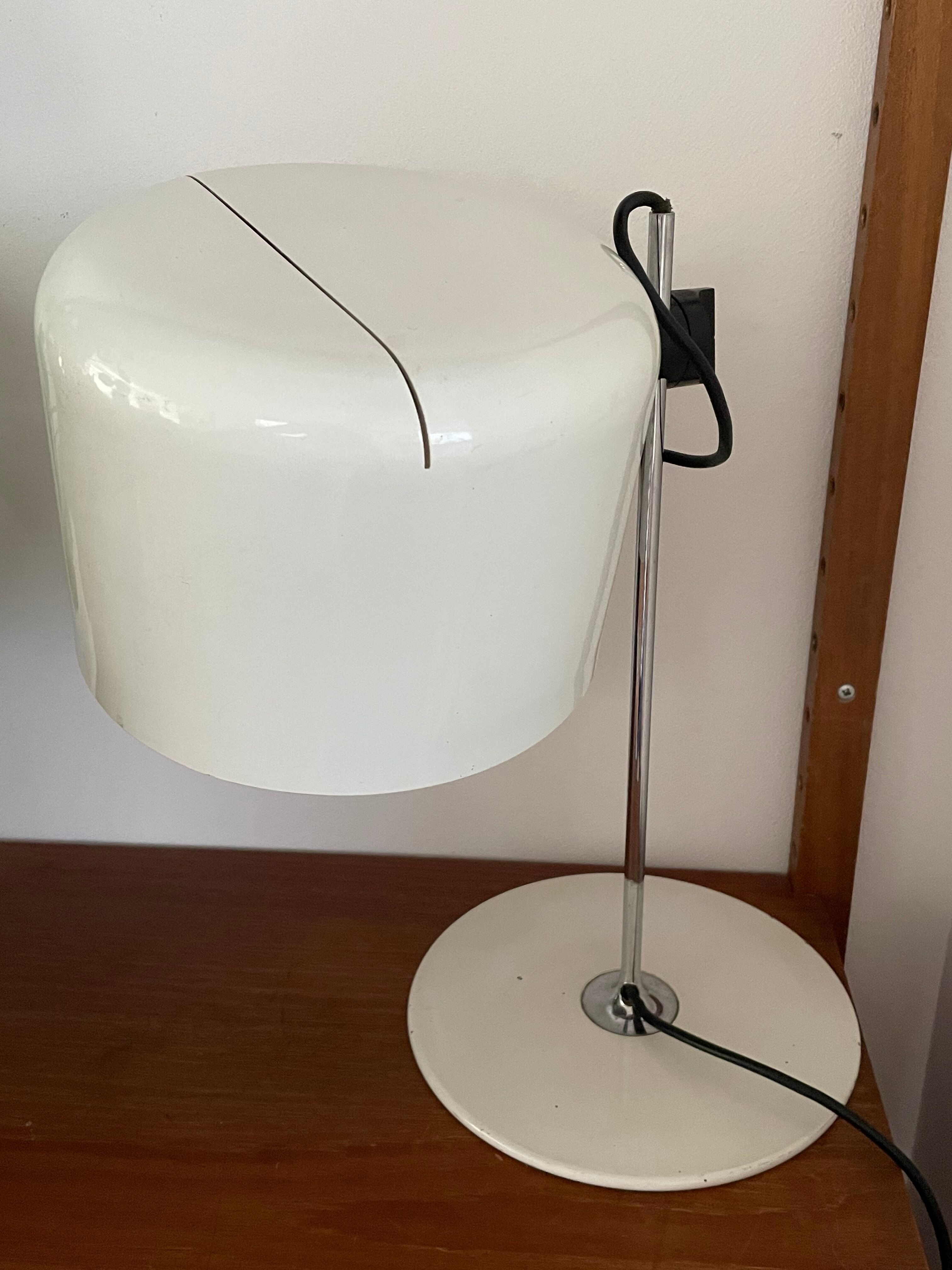 Joe Colombo, "Coupe"  Table Lamp by Oluce, 1960s