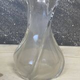 Baccarat twisted crystal vase