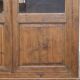Vitrine en bois française antique, 1900