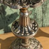 Pair of silver candle holders