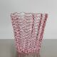 Vintage pink woven glass lantern – Murano style