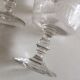 Set de 6 coupes à champagne en cristal sonnant années 20s