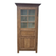 Armoire / vitrine  ancienne en bois massif