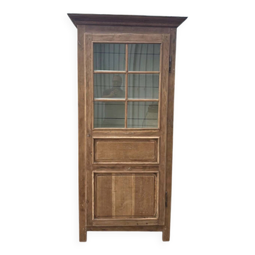 Armoire / vitrine  ancienne en bois massif