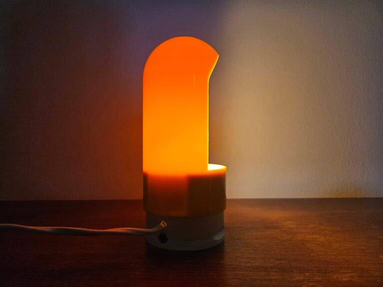 Rare Midcentury Space Age Table or Wall Lamp Astronaut, Italy, 1970s