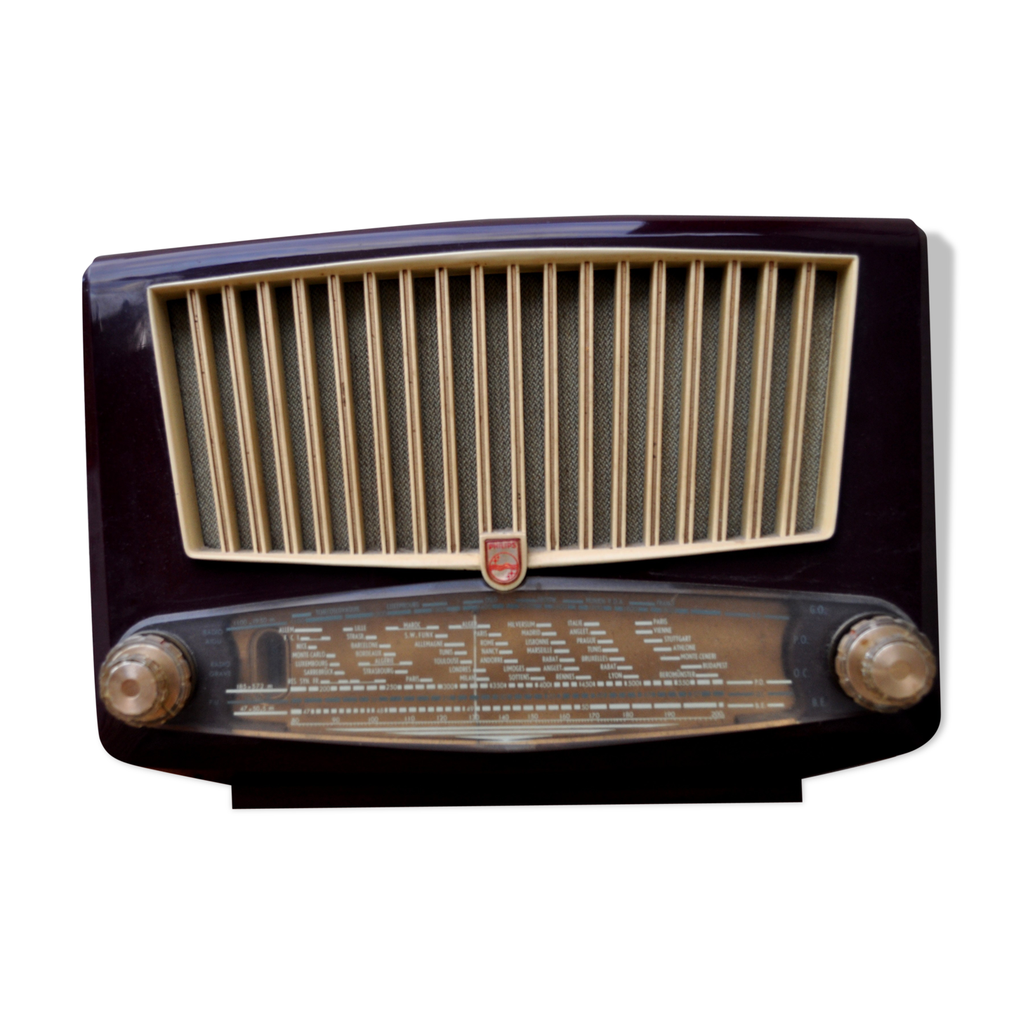 Philips Bakelite radio grille
