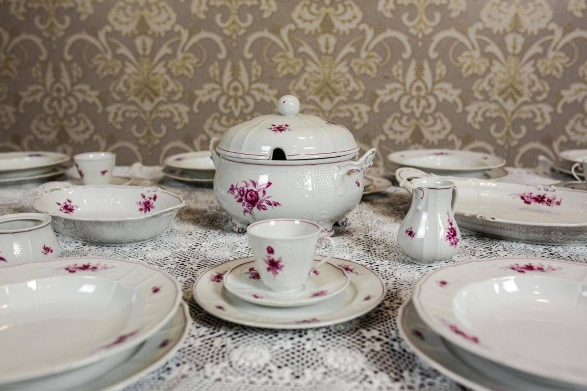 Porcelain Service from Fürstenberg, West Germany, 1960s, Set of 69