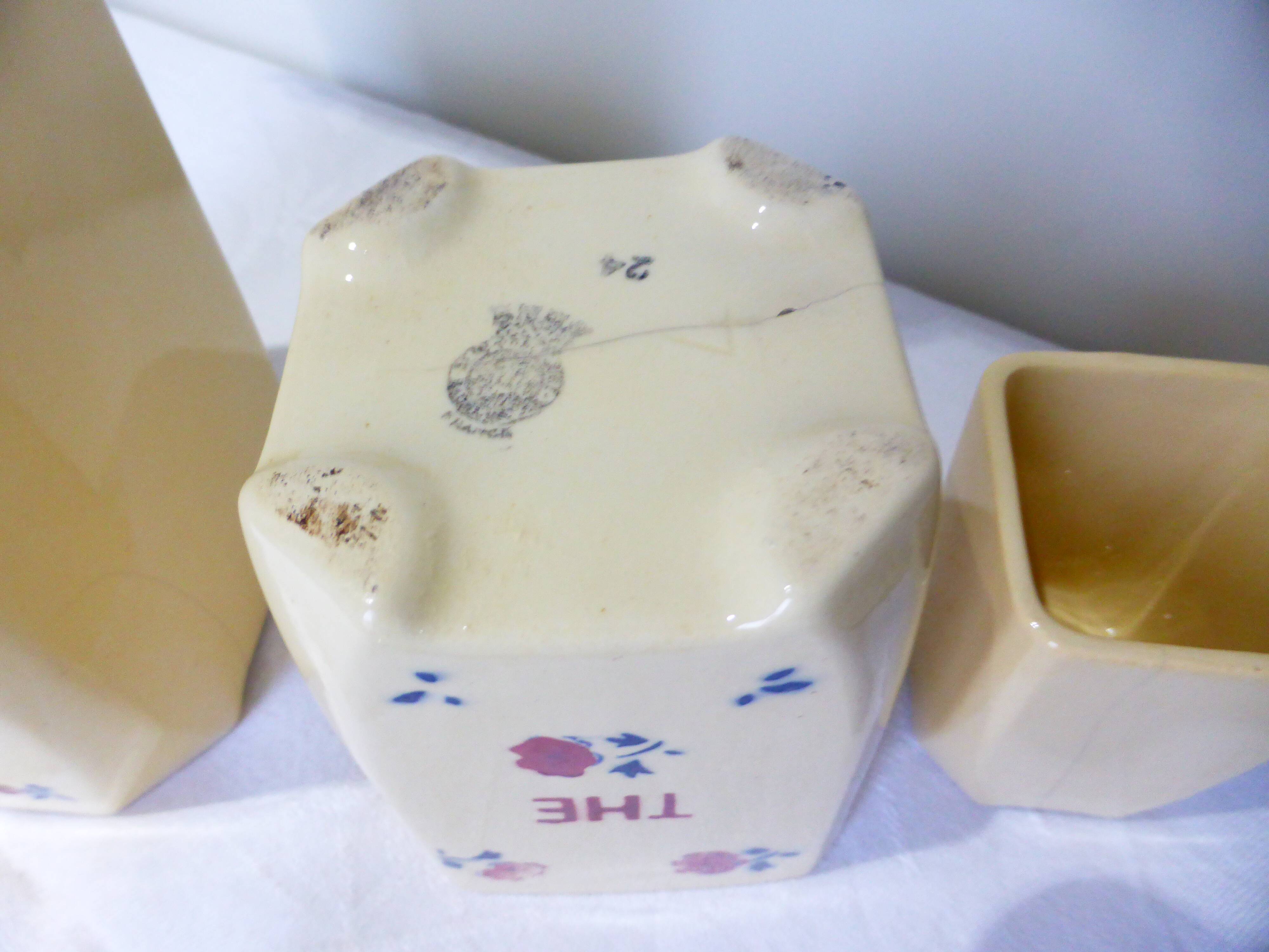 Set of 3 spice jars from Badonviller 211293