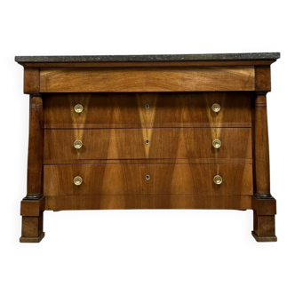 Commode époque Empire en acajou vers 1820