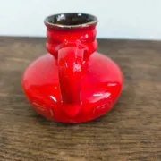 Vase, pichet rouge vintage West Germany