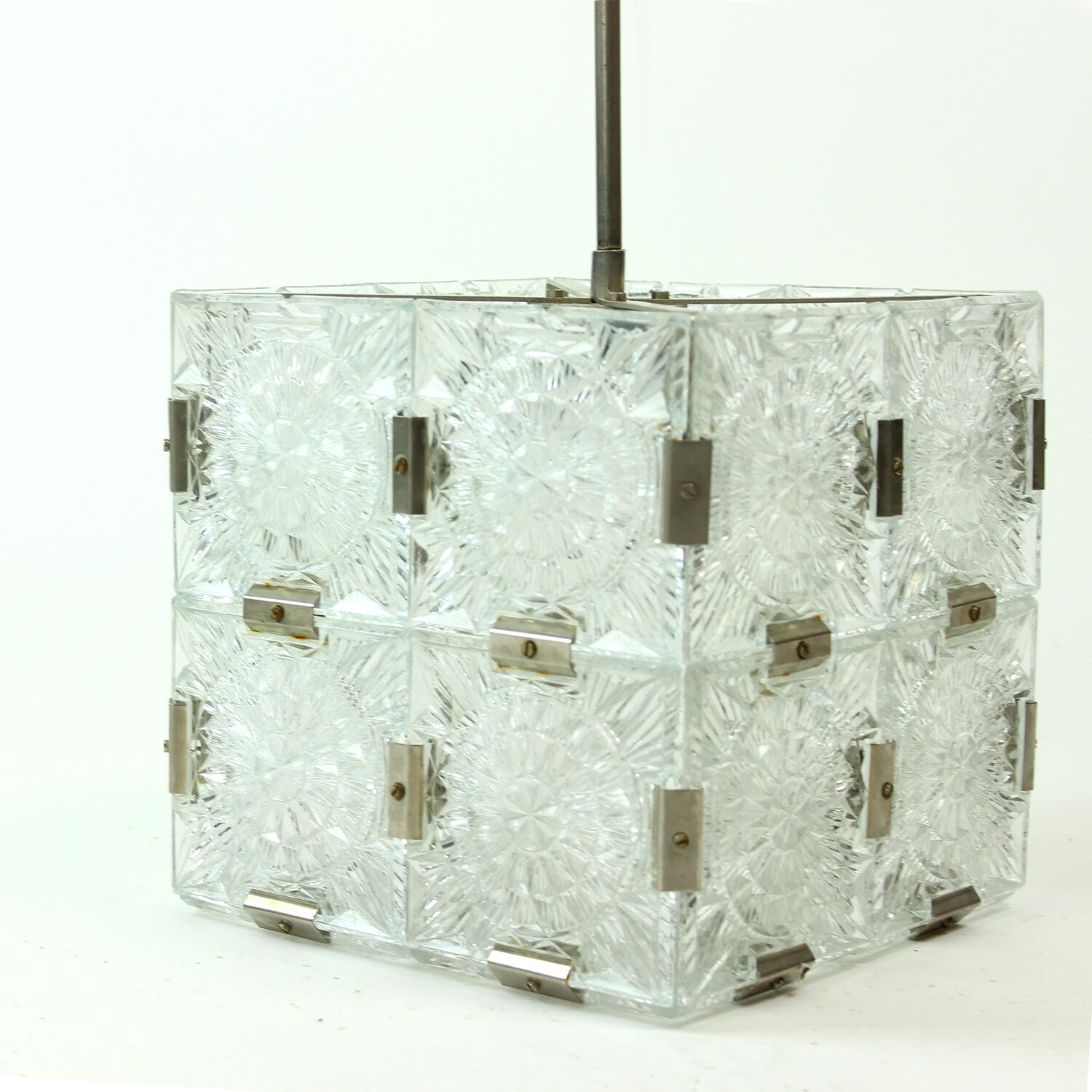 Hanging lamp by Kamenický Šenov in the 1970