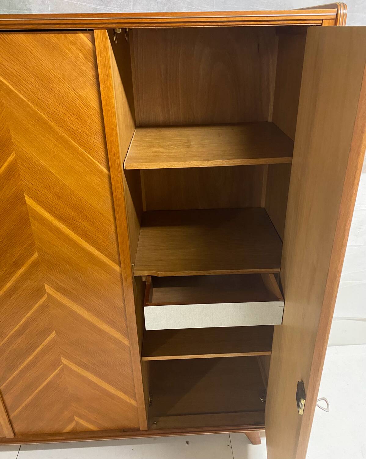 Vintage compass foot wardrobe