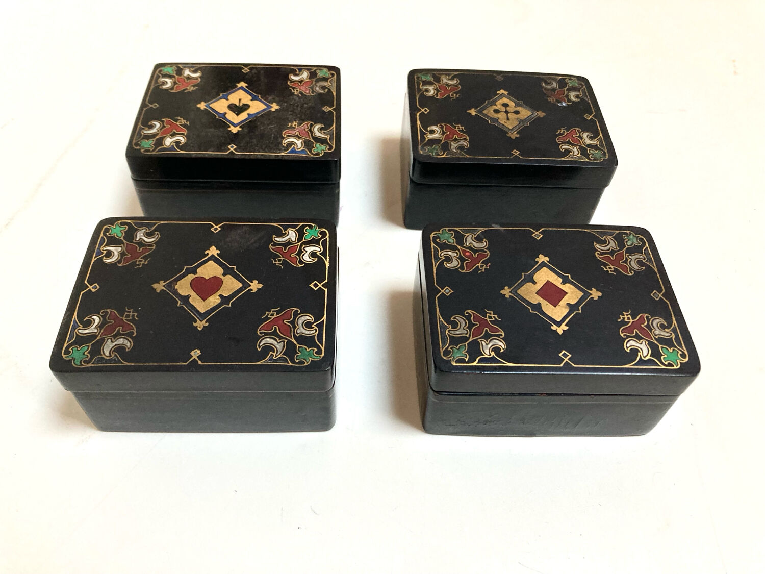 Wooden game boxes