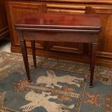 Mahogany game table console from the Napoleon III period