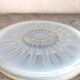 Art Deco flat underside in opalescent glass