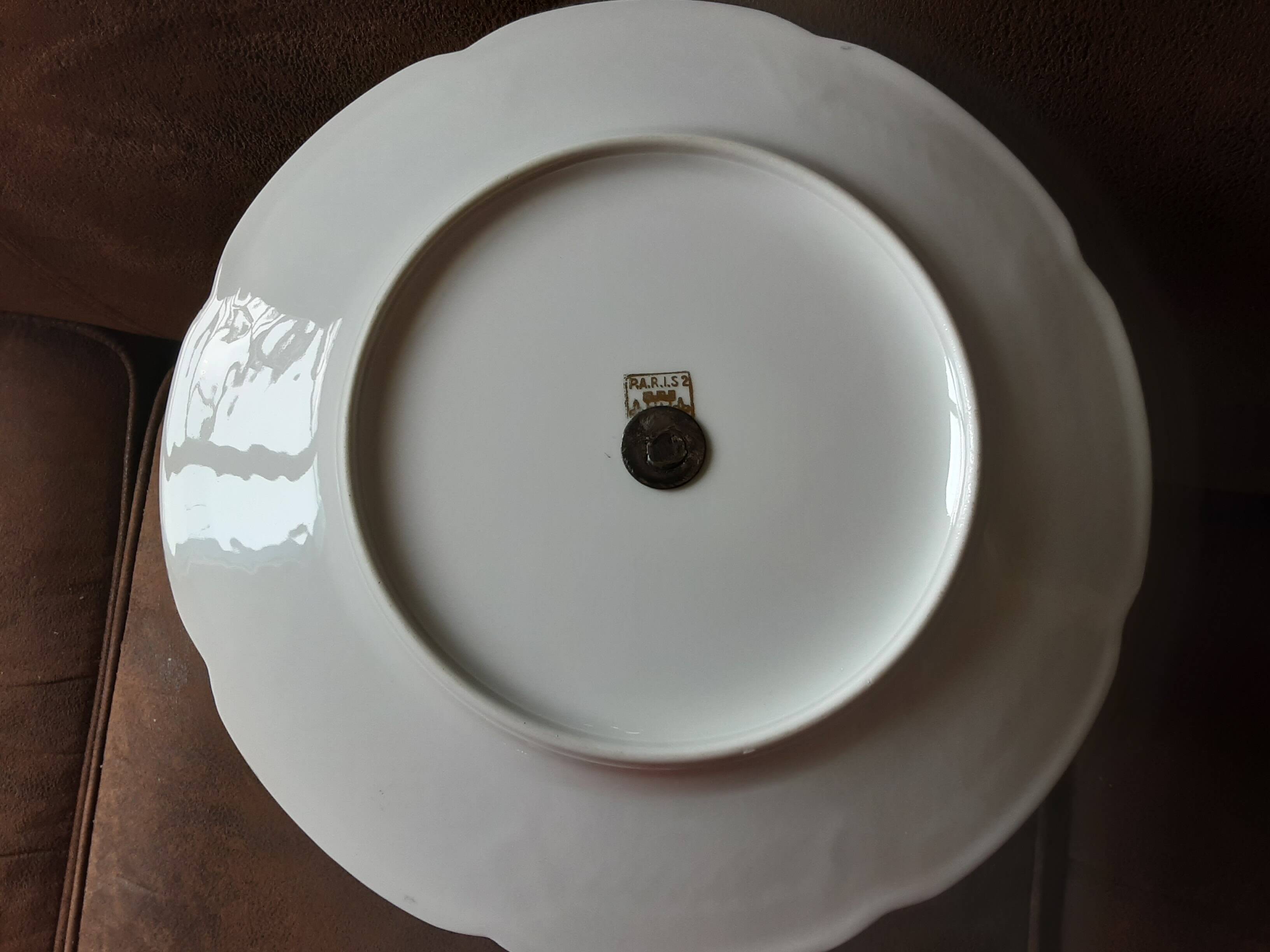 Paris porcelain 3-tier tray