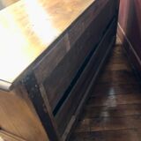 Professional furniture in light oak carved wood