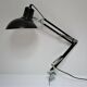 Lamp architect metal black design Aluminor vintage