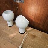 Pair of Italian design bedside lamps 1970 Valenti