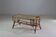 Vintage rattan coffee table, France 1960.