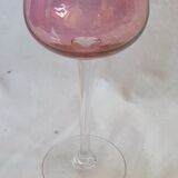 5 colored wine glasses
