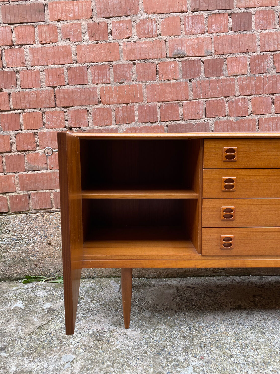 Scandinavian teak sideboard, 1960s